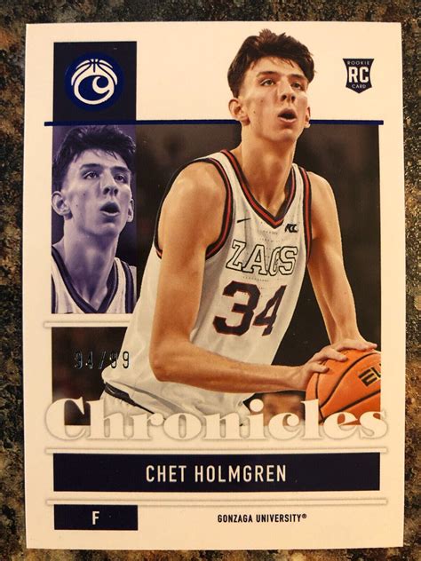 chet holmgren basketball card